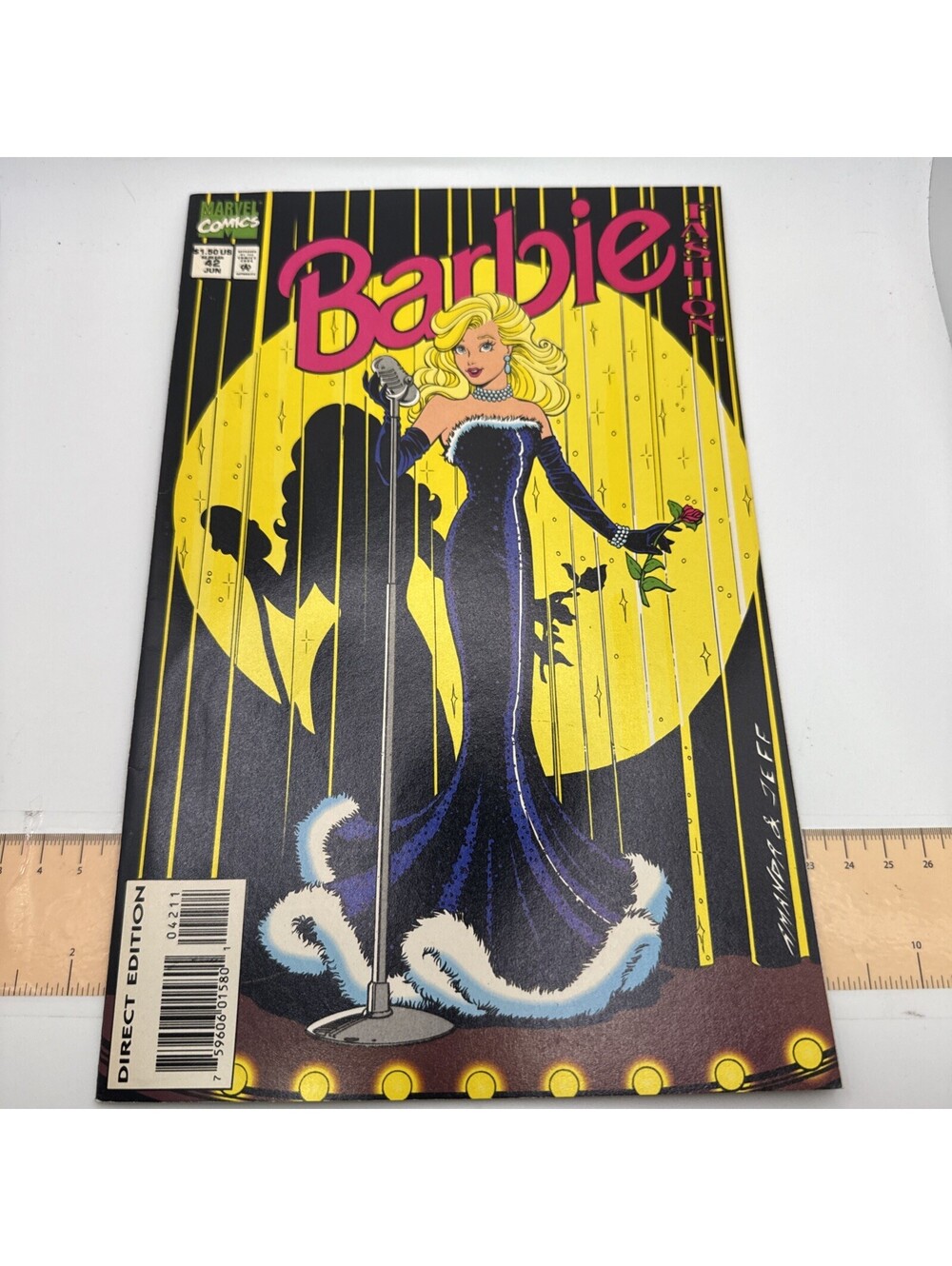 BARBIE FASHION 42 35TH BIRTHDAY ISSUE AMANDA CONNER COVER ART MARVEL COMICS 1994